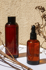 Serum, face oil. Tonic, extract. Facial care.