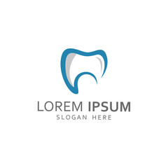 Dental logo, logo for dental health, and logo for dental care. Using a template illustration vector design concept