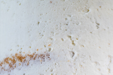 Texture of Crumb Coat Frosting
