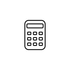 Calculator icon vector illustration logo template for many purpose. Isolated on white background. eps 10
