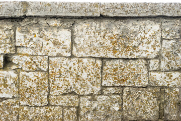 The Old Stone Texture with scratches , cracks and moss