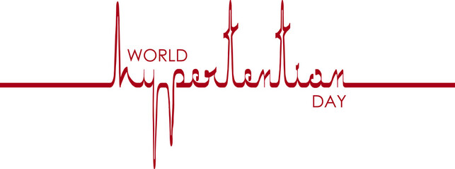 world hypertension day vector illustration