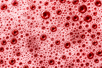 Virus and disease Background image blur red tones - obrazy, fototapety, plakaty