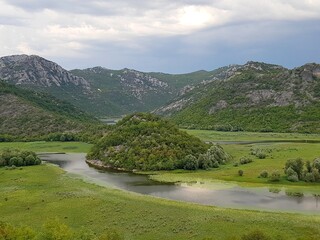 Fototapeta na wymiar Rijeka Crnojevica, Monténégro 