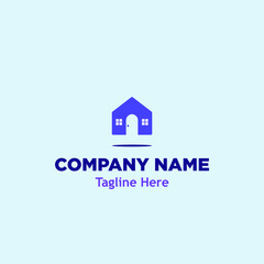 real estate concept house home logo