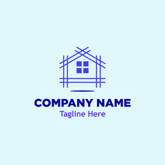 real estate concept house home logo