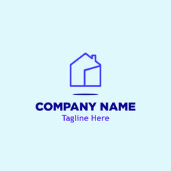 real estate concept house home logo