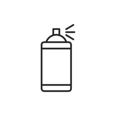 Spray of paint icon. High quality black vector illustration..