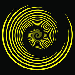 Abstract background. White vortex speed lines. Optical art. Trendy design element for technology logo, sign, symbol, web, prints, posters, templates, patterns.