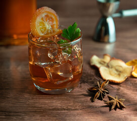 Whiskey on the rocks