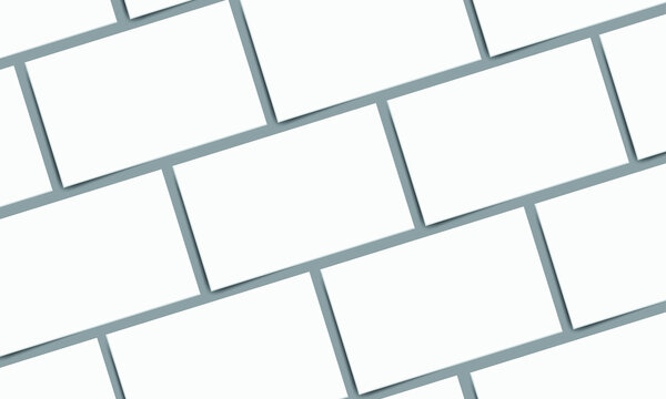 Mockup Business card. Template for presentation of their design. vector illustration.