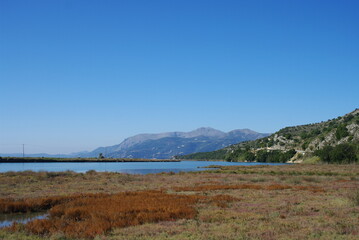 Landscape in Butrint national park, Albania