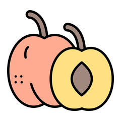 Apricot Icon