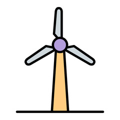 Wind Turbine Icon