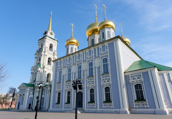 Fototapeta premium Cathedral of the Assumption of the Blessed Virgin Mary in the Tula Kremlin