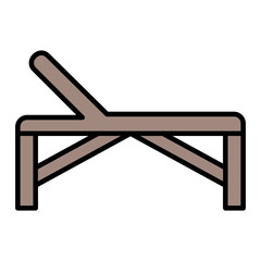 Physiotherapy Table Icon