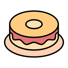 Chiffon Cake Icon
