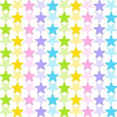 Cute Pastel Rainbow Star Sparkle Space Sky Galaxy Abstract abstract Shape Element Gingham Checkered Tartan Plaid ScottSeamless Pattern Cartoon Vector Illustration Print Background Fashion Fabric
