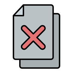 Fototapeta premium Denied Icon