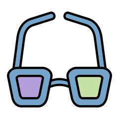 3d Glasses Icon