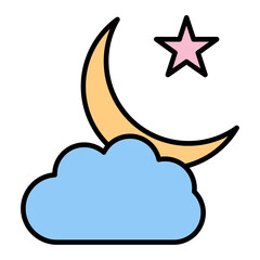 Crescent Moon Icon