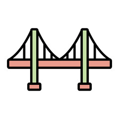 Vincent Thomas Bridge Icon