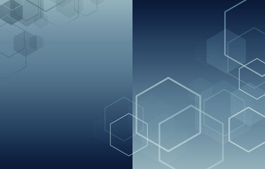 Fototapeta premium Abstract background from polygon on a gradient gray background