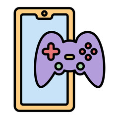 Mobile Gaming Icon