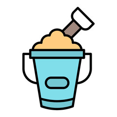 Sand Bucket Icon