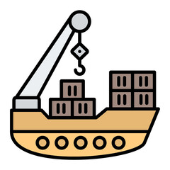Cargo Ship Icon