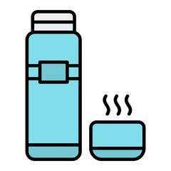 Fototapeta premium Thermos Flask Icon