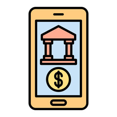 Mobile Banking Icon
