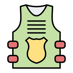 Bulletproof vest Icon