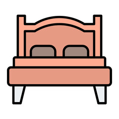 Double Bed Icon