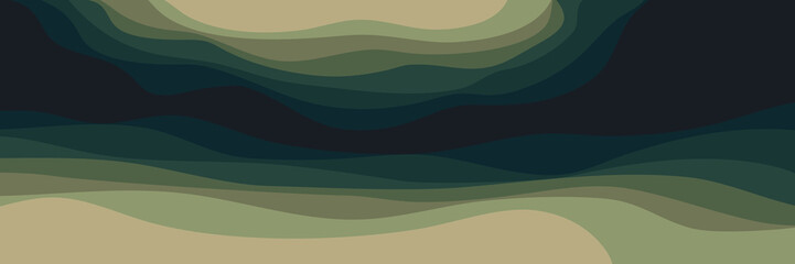 Obraz premium creative colorful abstract wave pattern vector illustration good for wallpaper, background, backdrop, banner, web, design template and desktop wallpaper
