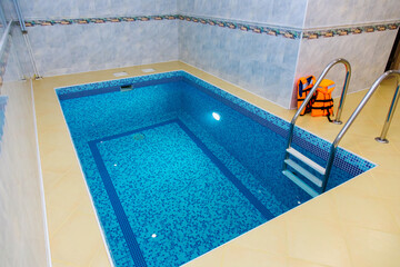 Home indoor pool, baths, saunas