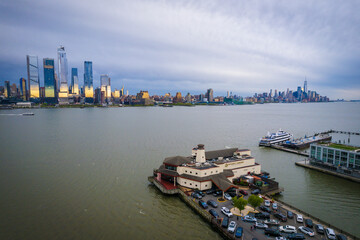 Aerial Drone of Weehawken New Jersey