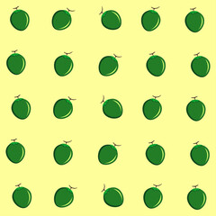 Coconut pattern graphic vector illustration, perfect for tropical theme background