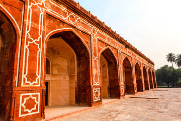Obraz premium Exterior of Humayun's Tomb, Delhi, India, Asia