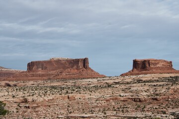 Fototapeta premium Canyonlands National Park in southeastern Utah is known for its dramatic desert landscape carved by the Colorado River