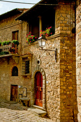 Naklejka premium Castello di Verrazzano. Chianti, Toscana, Italia