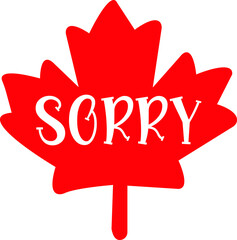 Canada Day vector illustration - red Happy Canada Day typography tshirt design, Canada maple leaf, July 1st greeting vector