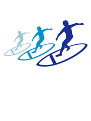 Obraz premium Team 3 Surfer 