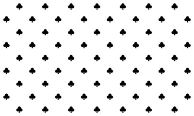 クローバーシンボルのパターン背景