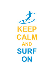 Surfing Keep Calm 