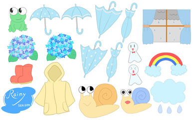 青の梅雨セット