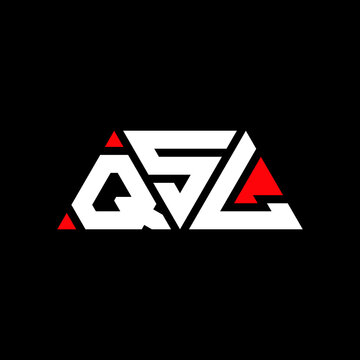 QSL triangle letter logo design with triangle shape. QSL triangle logo design monogram. QSL triangle vector logo template with red color. QSL triangular logo Simple, Elegant, and Luxurious Logo...