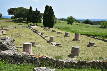 Ruines romaines d'Aléria en Corse