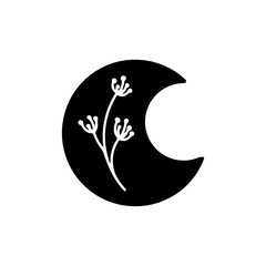 Flowr moon phase astrology mystical esoteric vector