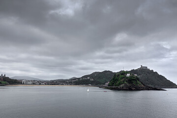 La Concha beach in San Sebastian, Basque Country